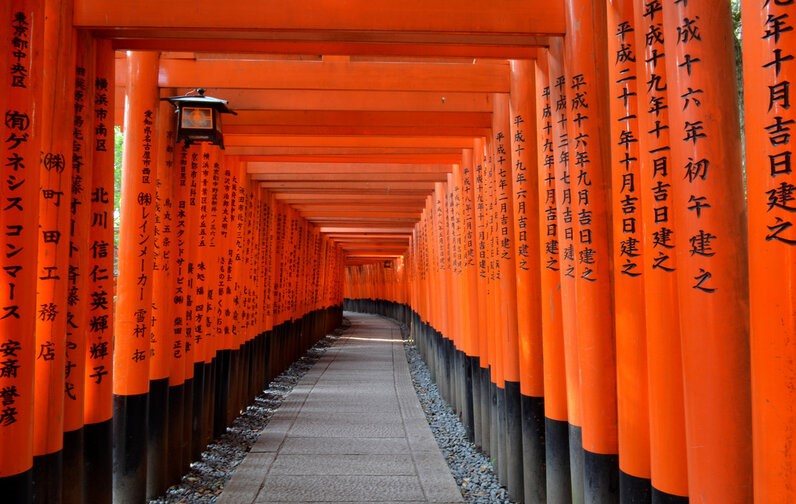 Храм лисы. Япония